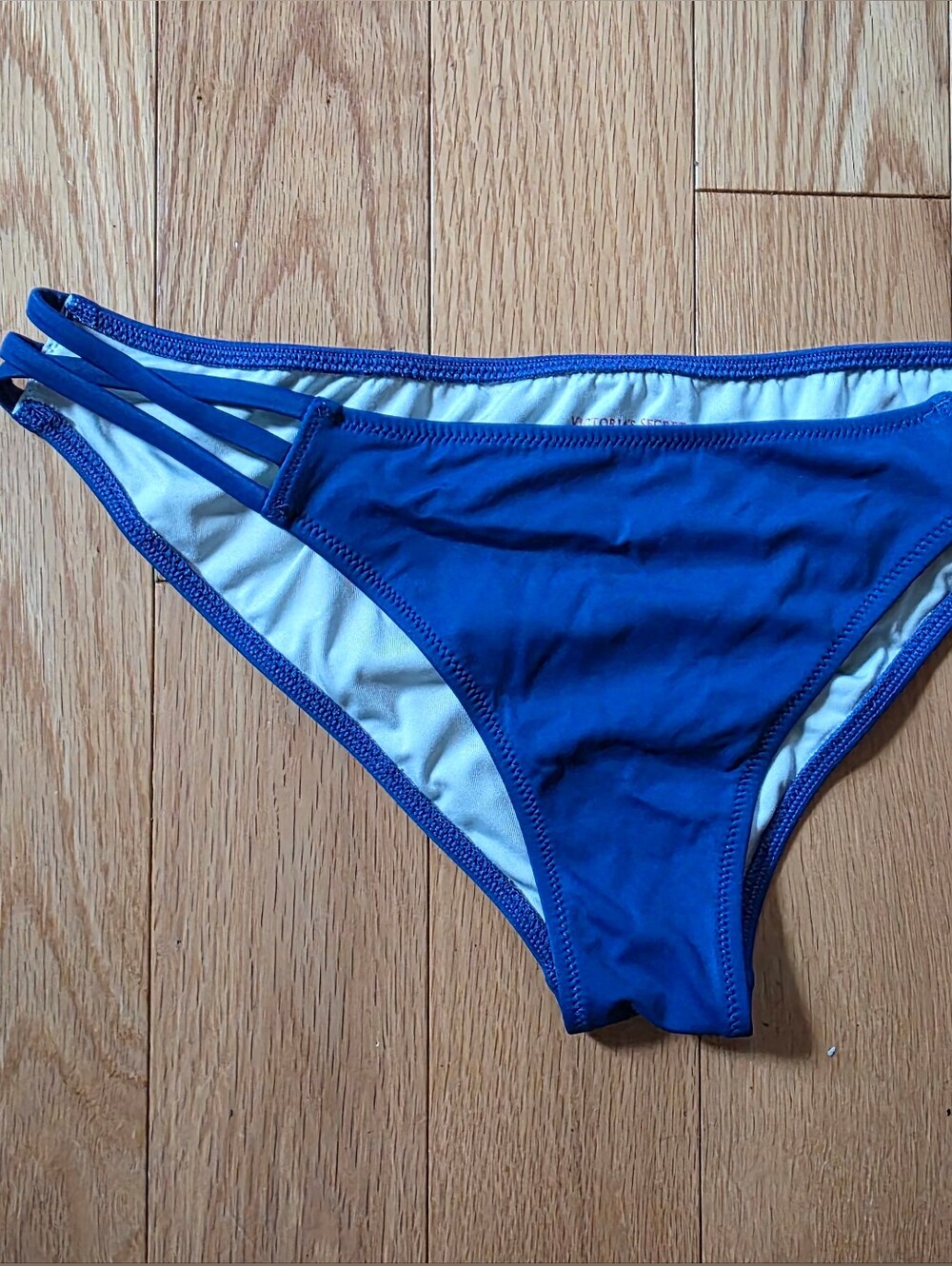 Victoria's Secret Royal Blue Strappy Bikini Bottom